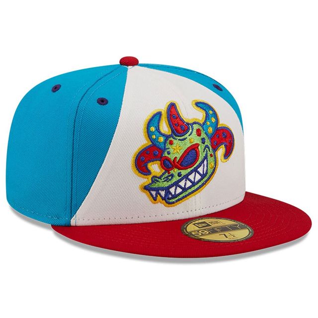 Casquette ajustée New Era pour homme Scranton/Wilkes-Barre Vejigantes Copa de la Diversion 59FIFTY bleu/rouge