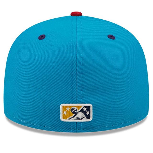 Casquette ajustée New Era pour homme Scranton/Wilkes-Barre Vejigantes Copa de la Diversion 59FIFTY bleu/rouge