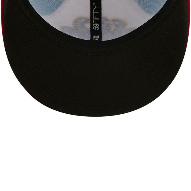 Casquette ajustée New Era pour homme Scranton/Wilkes-Barre Vejigantes Copa de la Diversion 59FIFTY bleu/rouge