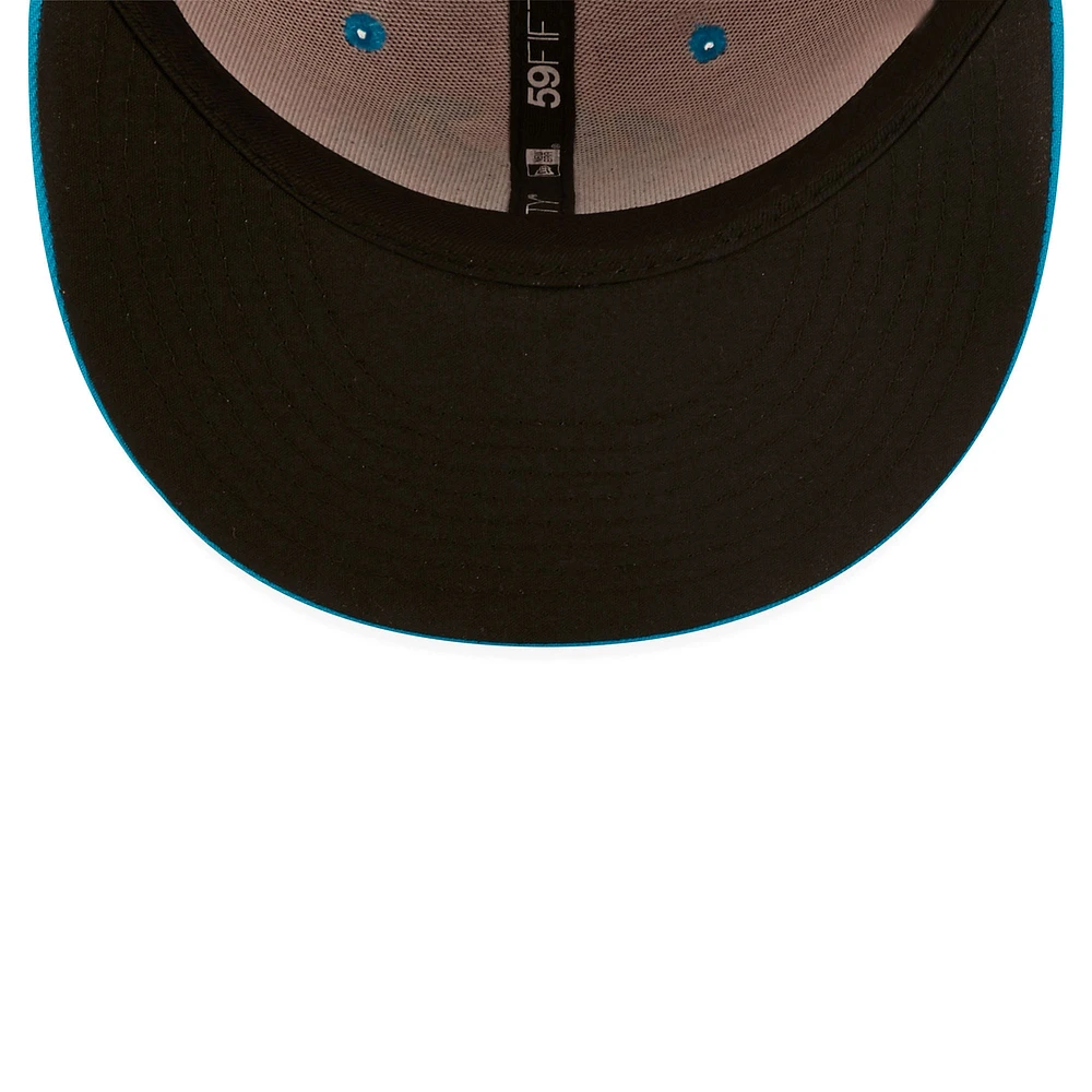 Casquette ajustée Vejigantes De Scranton/Wilkes-Barre Copa La Diversion 59FIFTY New Era rouge/turquoise pour homme