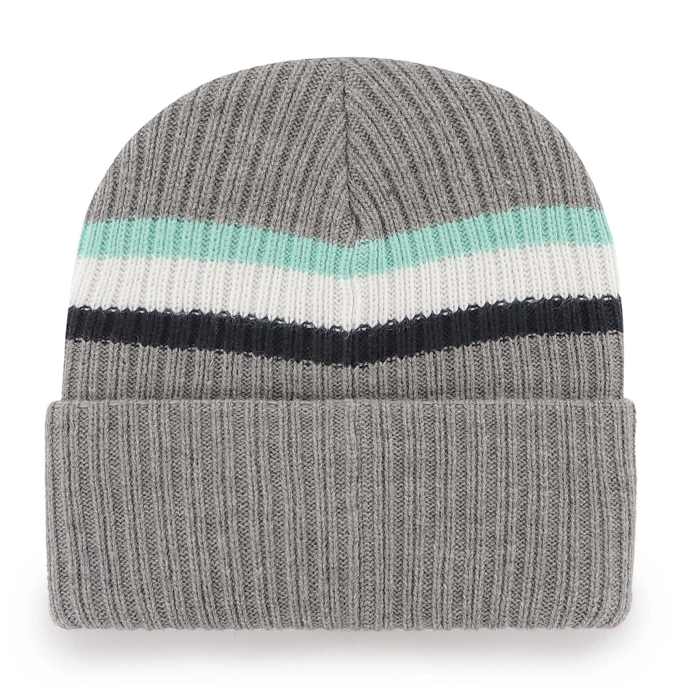 Men's '47 Charcoal Seattle Kraken Highline Cuffed Knit Hat