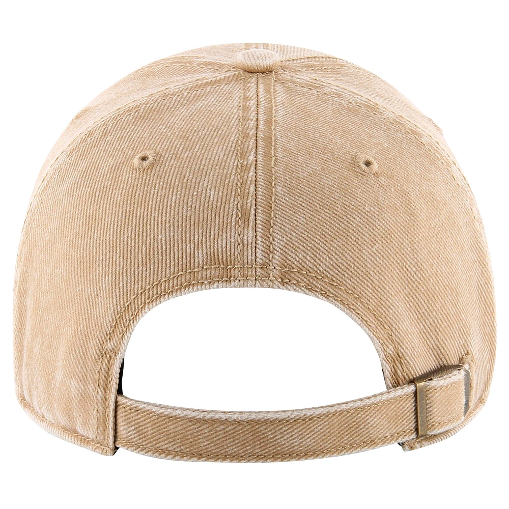Men's '47 Khaki Seattle Kraken  Earldor Clean Up Adjustable Hat
