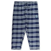 Men's Deep Sea Blue/Gray Seattle Kraken Big & Tall T-Shirt Pajama Pants Sleep Set
