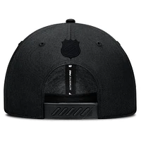 Men's Fanatics Black Seattle Kraken Authentic Pro Military Appreciation Adjustable Hat
