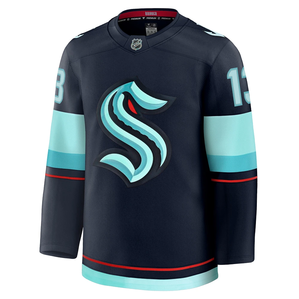 Men's Fanatics Brandon Tanev Deep Sea Blue Seattle Kraken Home Premium Jersey