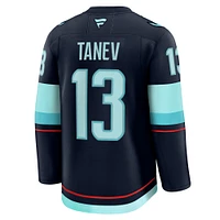 Men's Fanatics Brandon Tanev Deep Sea Blue Seattle Kraken Home Premium Jersey