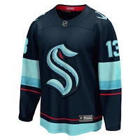 Men's Fanatics Brandon Tanev Navy Seattle Kraken Home Breakaway Player Jersey