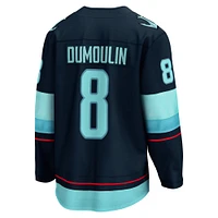 Men's Fanatics Brian Dumoulin Deep Sea Blue Seattle Kraken Home Breakaway Player Jersey