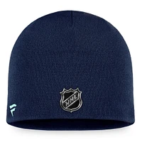 Men's Fanatics Deep Sea Blue Seattle Kraken 2022 Training Camp Authentic Pro Beanie