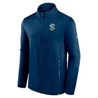 Men's Fanatics  Deep Sea Blue Seattle Kraken Authentic Pro Full-Zip Jacket