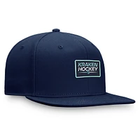 Men's Fanatics  Deep Sea Blue Seattle Kraken Authentic Pro Prime Snapback Hat