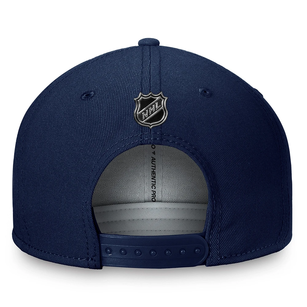 Men's Fanatics  Deep Sea Blue Seattle Kraken Authentic Pro Prime Snapback Hat