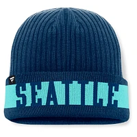 Men's Fanatics Deep Sea Blue Seattle Kraken Blueliner Cuffed Knit Hat