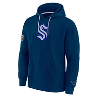 Men's Fanatics Deep Sea Blue Seattle Kraken Elements Pace Pullover Hoodie