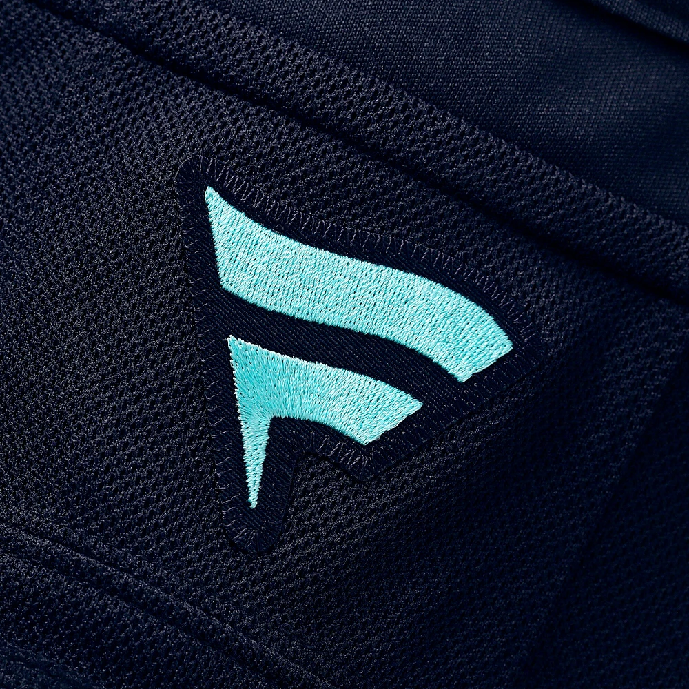 Men's Fanatics Deep Sea Blue Seattle Kraken Home Premium Custom Jersey