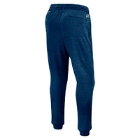 Men's Fanatics Heather Deep Sea Blue Seattle Kraken Authentic Pro Fleece Sweatpants