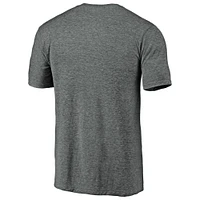 T-shirt triple mélange Fanatics Heather Grey Seattle Kraken Distressed Team pour hommes