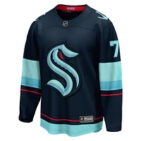 Men's Fanatics Jordan Eberle Navy Seattle Kraken Home Breakaway Player Jersey