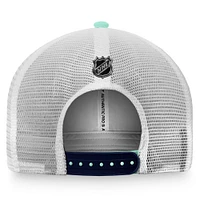 Men's Fanatics Light Blue/White Seattle Kraken Authentic Pro Rink Trucker Snapback Hat