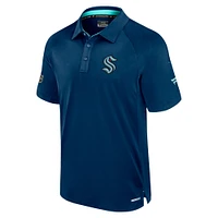 Men's Fanatics  Navy Seattle Kraken Authentic Pro Rink Polo