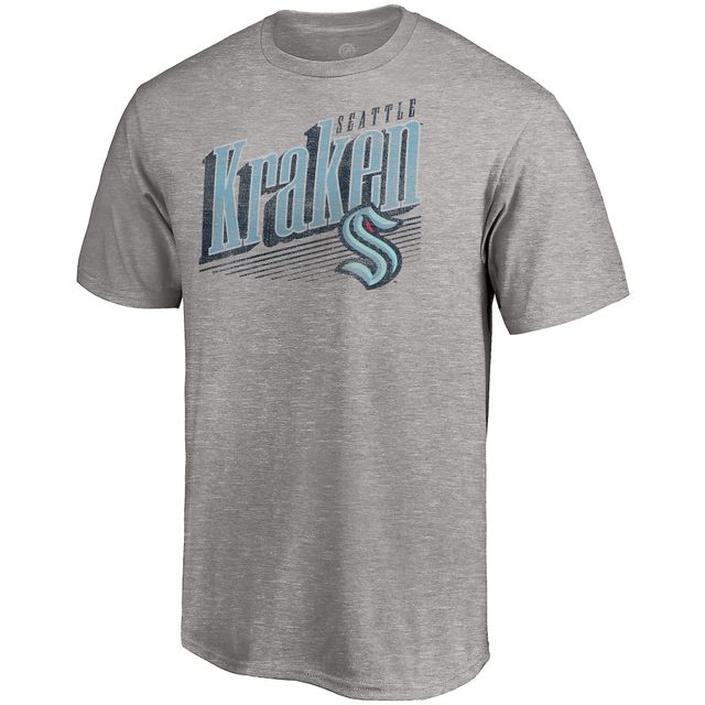 T-shirt Seattle Kraken Winning Streak gris chiné pour homme