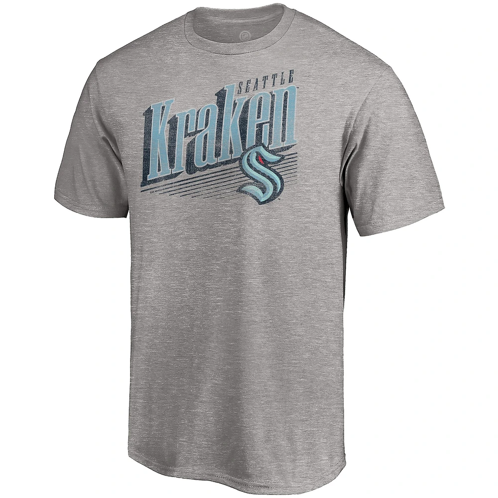 Men's Heathered Gray Seattle Kraken Winning Streak - T-Shirt
