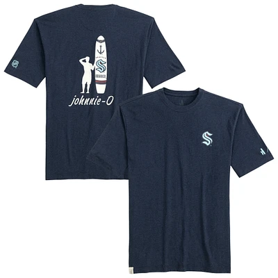 T-shirt Spencer chiné bleu marine Seattle Kraken de Johnnie-O pour homme
