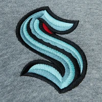 Men's Mitchell & Ness Deep Sea Blue/Gray Seattle Kraken Head Coach Pullover Hoodie