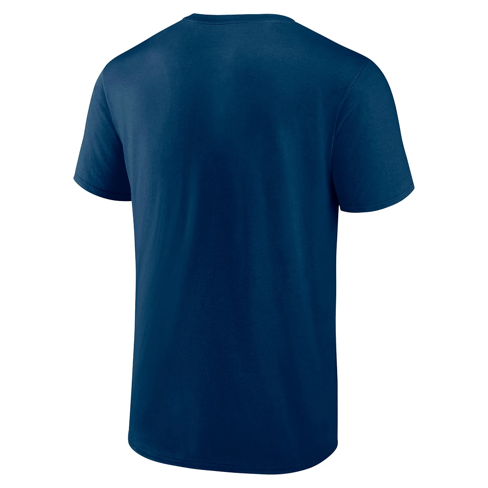 Men's Navy Seattle Kraken Coordinate T-Shirt