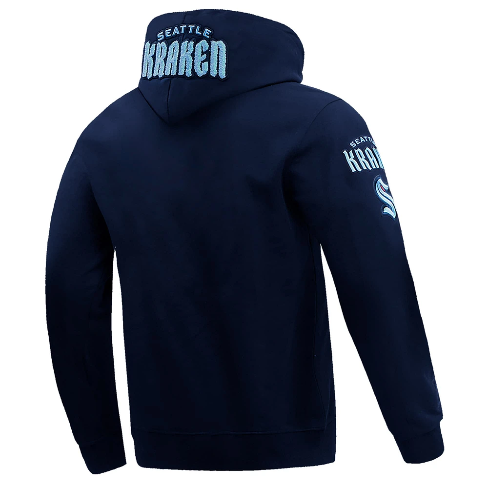 Men's Pro Standard Deep Sea Blue Seattle Kraken Classic Pullover Hoodie