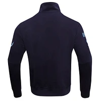 Men's Pro Standard Navy Seattle Kraken Classic Chenille Full-Zip Track Jacket