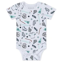 Newborn & Infant WEAR by Erin Andrews Seattle Kraken Turn Me Around Bodysuits Pants 3-Piece Set