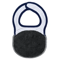 Newborn & Infant WEAR by Erin Andrews White Seattle Kraken Sleep Play Full-Zip Footed Jumper with Bib
