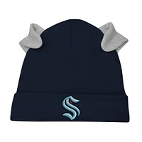Newborn & Infant White/Deep Sea Blue Seattle Kraken Dream Team Hat Pants Bodysuit Set