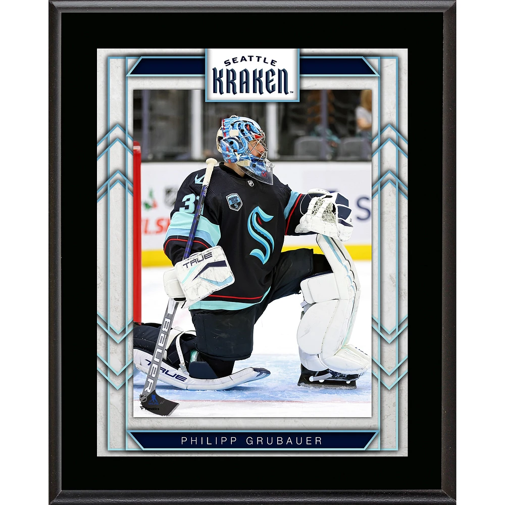 Philipp Grubauer Seattle Kraken 10.5" x 13" Sublimated Player Plaque