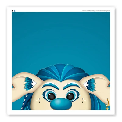 Seattle Kraken 12" x 12" Bouée Poster Print