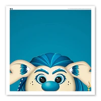 Seattle Kraken 12" x 12" Buoy Poster Print
