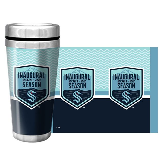Seattle Kraken 2021 Inaugural Season Full Wrap - Tasse de voyage