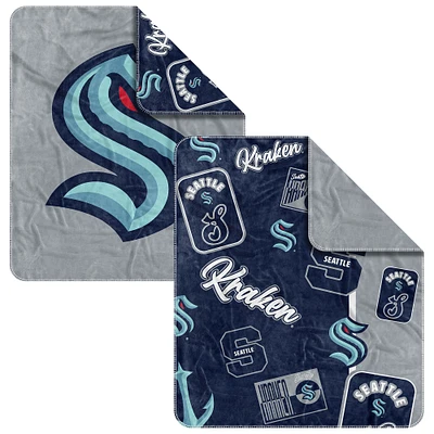 Couverture tissée Dream Weave Seattle Kraken 50" x 60"