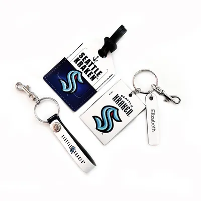 Seattle Kraken - Leather Three-Piece Gift Pack with Personalized Tag