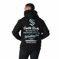 Unisex The Wild Collective  Black Seattle Kraken Pullover Hoodie