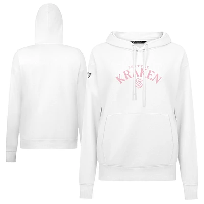 Sweat à capuche blanc Seattle Kraken pour femme Levelwear avec motif fête des mères