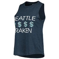 Women's Concepts Sport Deep Sea Blue/Gray Seattle Kraken Meter Tank Top & Pants Sleep Set