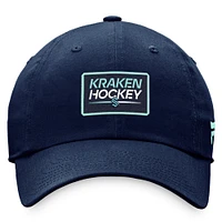 Women's Fanatics Deep Sea Blue Seattle Kraken Authentic Pro Rink Adjustable Hat