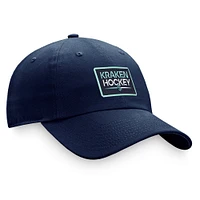 Women's Fanatics Deep Sea Blue Seattle Kraken Authentic Pro Rink Adjustable Hat