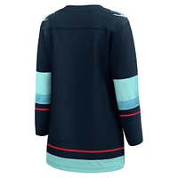 Women's Fanatics Navy Seattle Kraken Home Breakaway Jersey