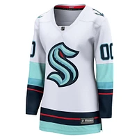 Women's Fanatics White Seattle Kraken Away - Breakaway Custom Jersey