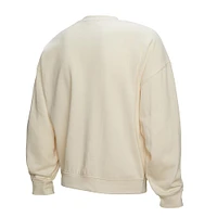 Women's Mitchell & Ness  Cream Seattle Kraken Logo 3.0 Pullover Sweatshirt
