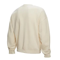 Women's Mitchell & Ness  Cream Seattle Kraken Logo 3.0 Pullover Sweatshirt