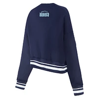 Sweat-shirt court Pro Standard Deep Sea Blue Seattle Kraken Area Code pour femme